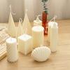 Candle Plastics PC Mold Aromatherapy Candle Making Mold Temperature Range: -30°C To 200°C DIY Cylindrical Geometric Candle Mold
