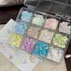 12Grids/Box Aurora Shell Nail Art Sequins Accessories Nail Art Stickers Set  Nail Art Supplies