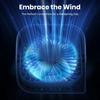 USB Desk Fan Strong Airflow & Quiet Operation 3 Speed Wind Mini Table Fan 360° Rotatable Head for Home Office Bedroom Table