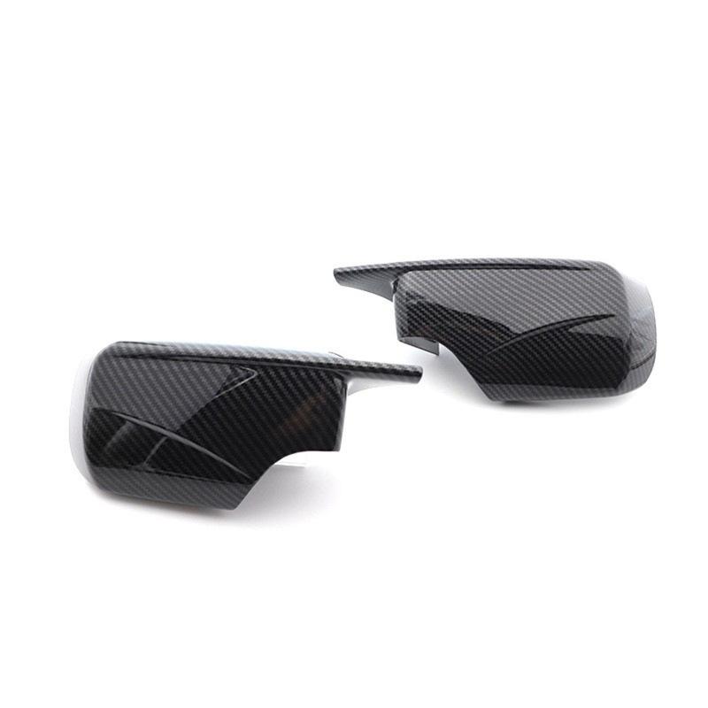 For BMW 3 Series For E46 For Sedan 1998-2005 2PCS Carbon Fiber Wing Style Car Side Mirror Cover Replacement Pair