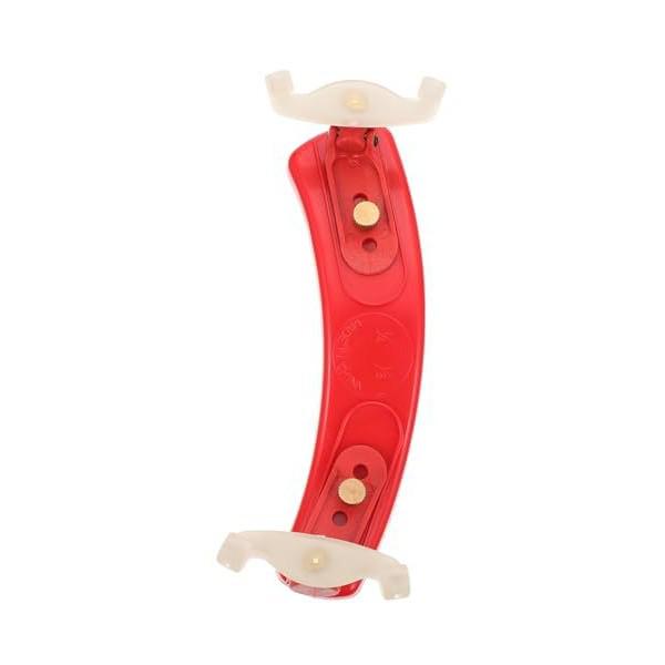 Adjustable Violin Shoulder Rest for 1/4-1/8 Violins in Red, Yellow, Blue