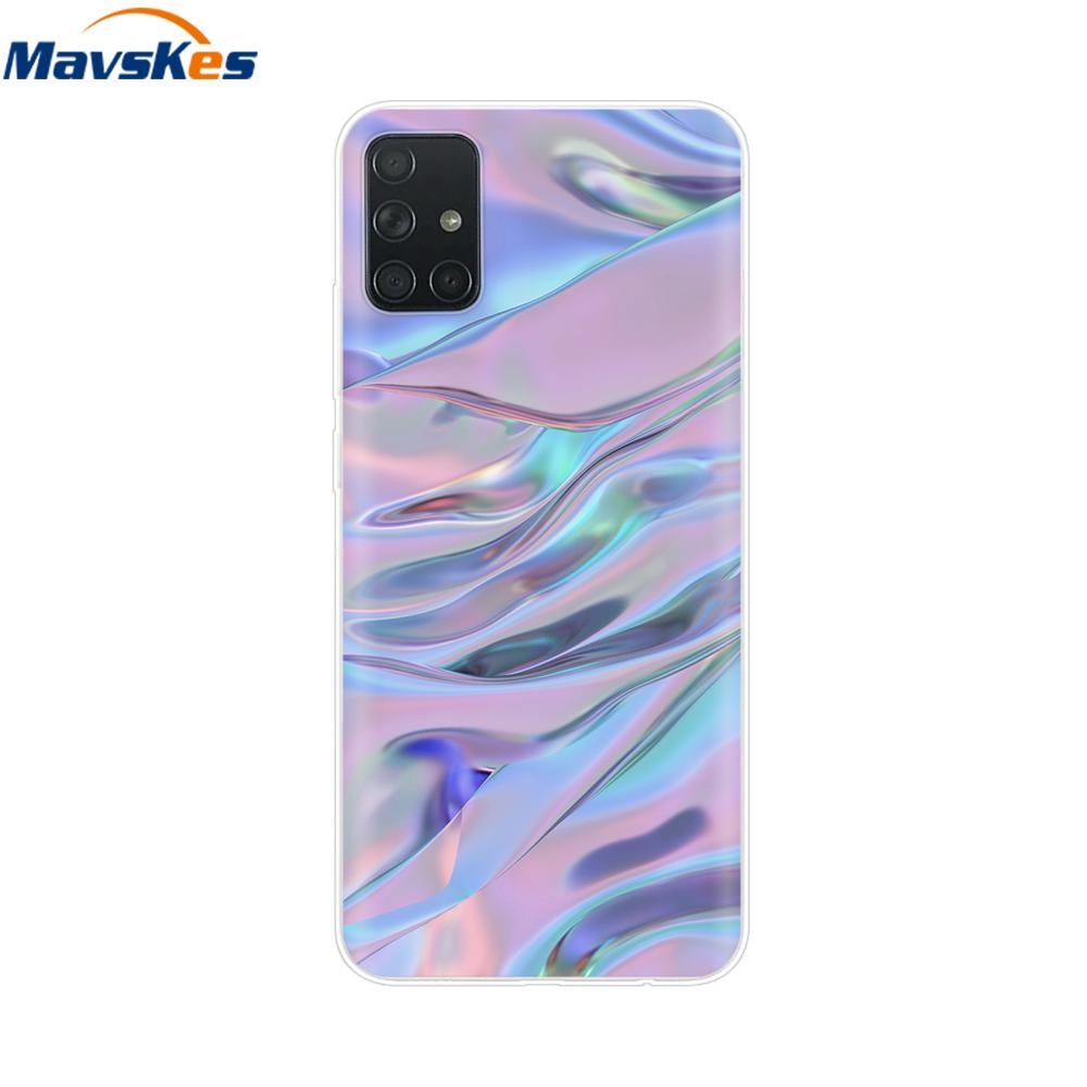 For Samsung Galaxy A51 Case Silicon Transparent Back Cover Phone Case for Samsung Galaxy A71 SM-A715F A515F A 51 71 Cover Fundas