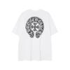 9987 CHROME HEARTS 2025 Sommer Neue Hochwertige Baumwolle Rundhals Lose Große Größe männer und frauen T-shirt Paar t-shirt