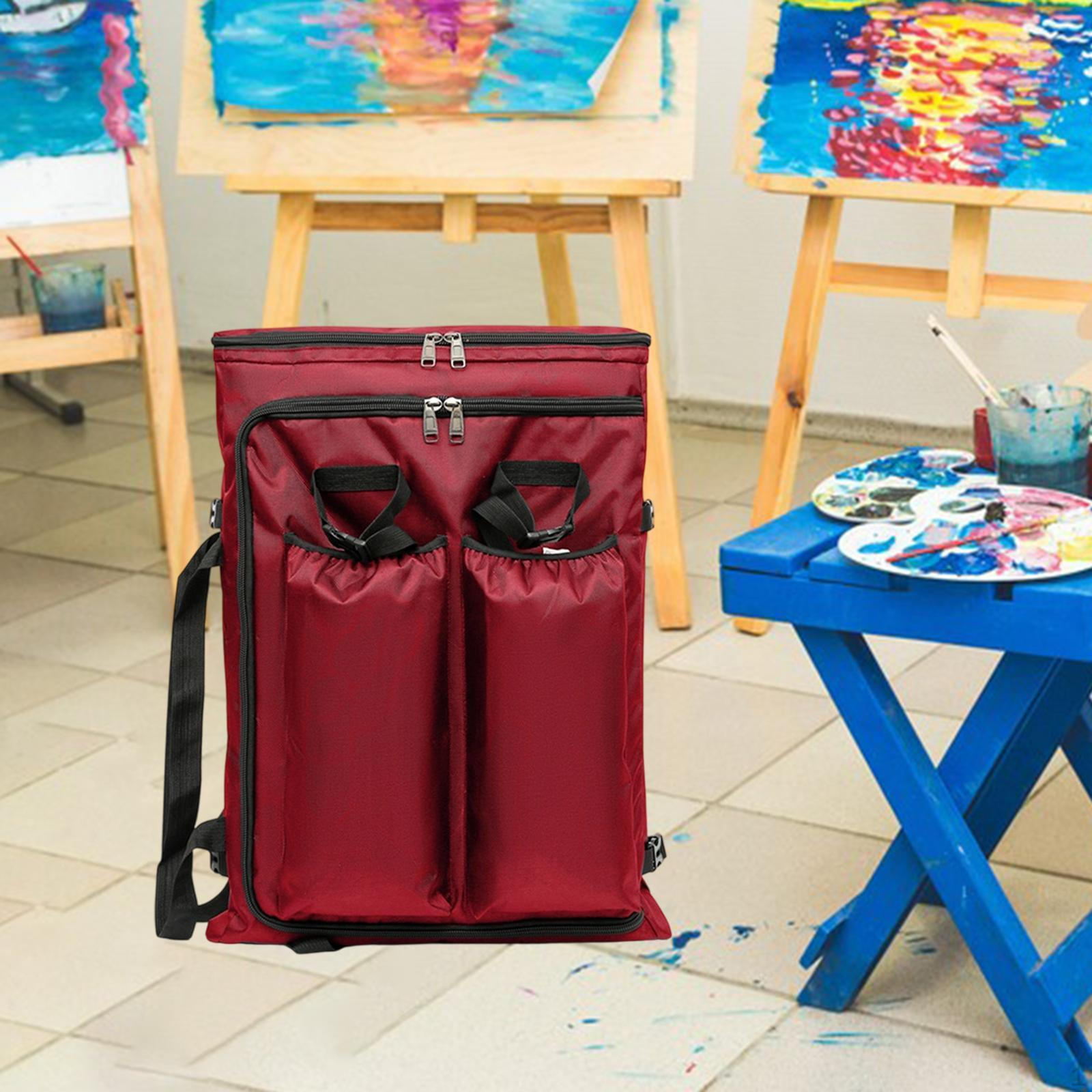 

Рюкзак, Сумка для переноски доски для рисования, Водостойкая сумка-тоут Легкий Художник для красный