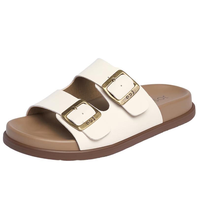 Zhuoshini Women s Casual Flat Buckle Sandals 38