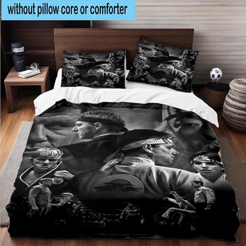 Cobra Movies Of The Fighters 3pcs Bedding,Including 1pc Duvet Cover And 2pcs Pillowcases Perfect for Christmas,Ideal for Bedroom, Dormitory