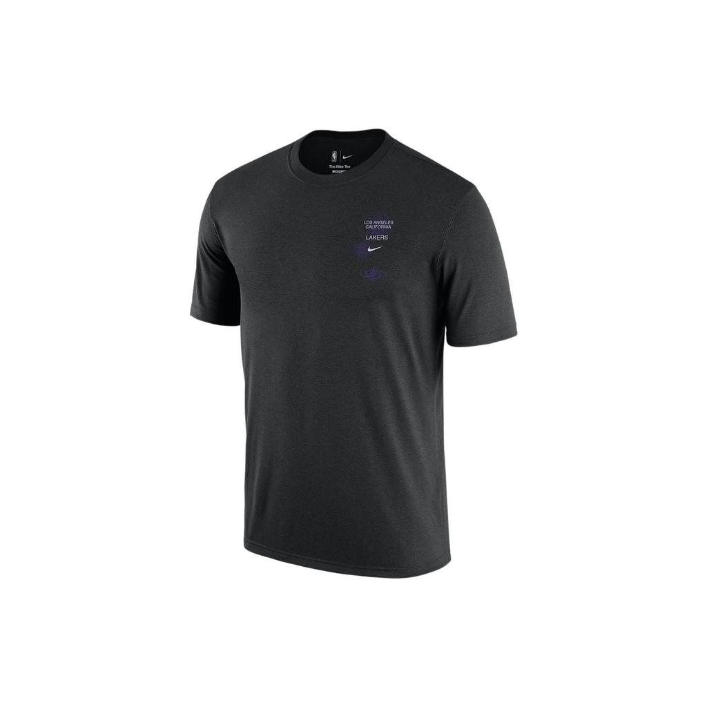 Nike T Shirts Men's Black Crew Neck Moderate Straight Fit DH6737-010