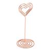 10Pcs Gold /Rose Gold Table Number Stands Heart Shape Name Card Holder  Wedding Party