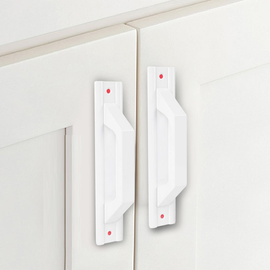 Sliding Door Handle Aluminum Alloy Punchless Minimalist Modern Door Pull Handle for Barn Cabinet Closet Door Drawer