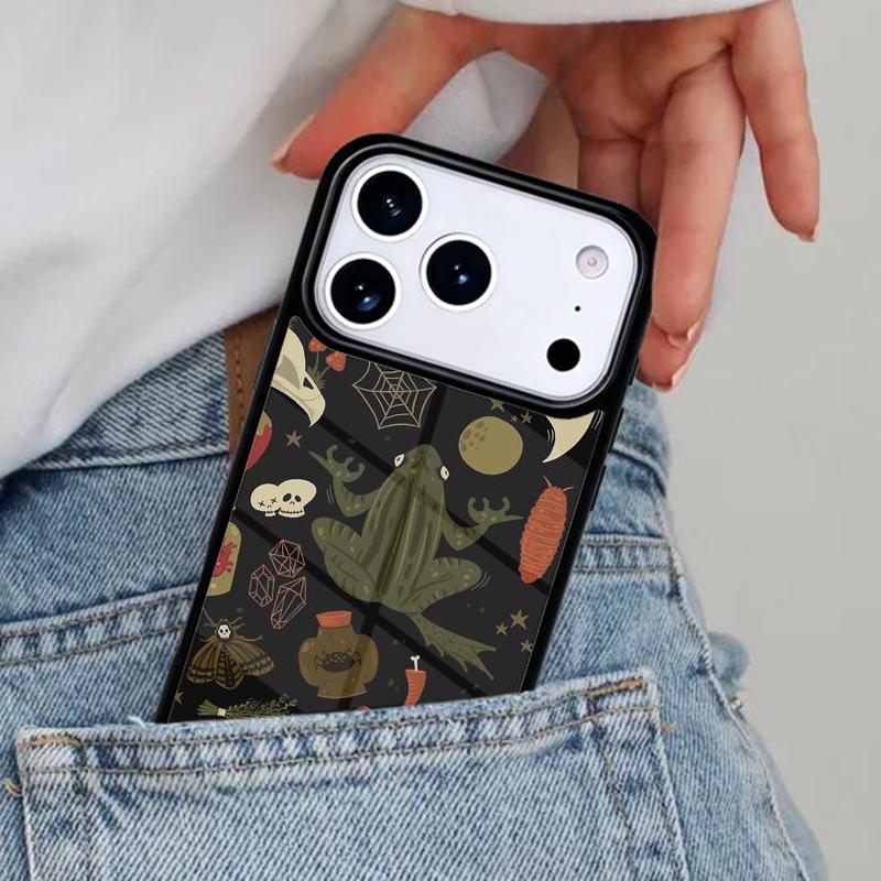 Witch Frog soft Phone Case for iPhone 17ProMax 12 13 14 15 16e 17 Pro Max Plus Air Cover