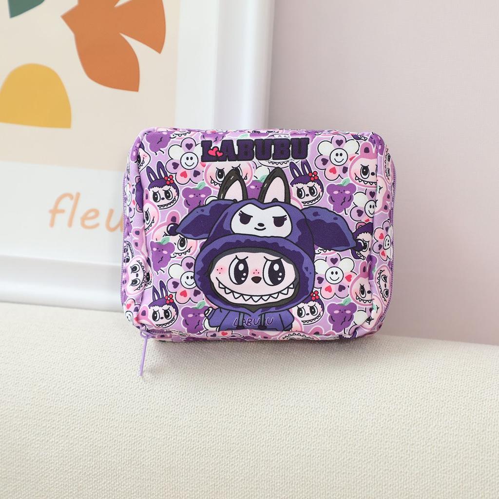 Labubu Cute Girl Portable Bag for Cosmetics Storage