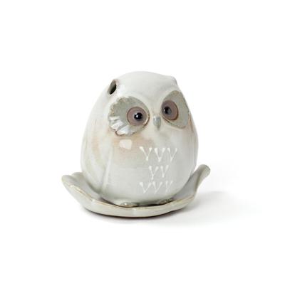 Shoyeido Incense Burner Urara Owl Made In Japan
