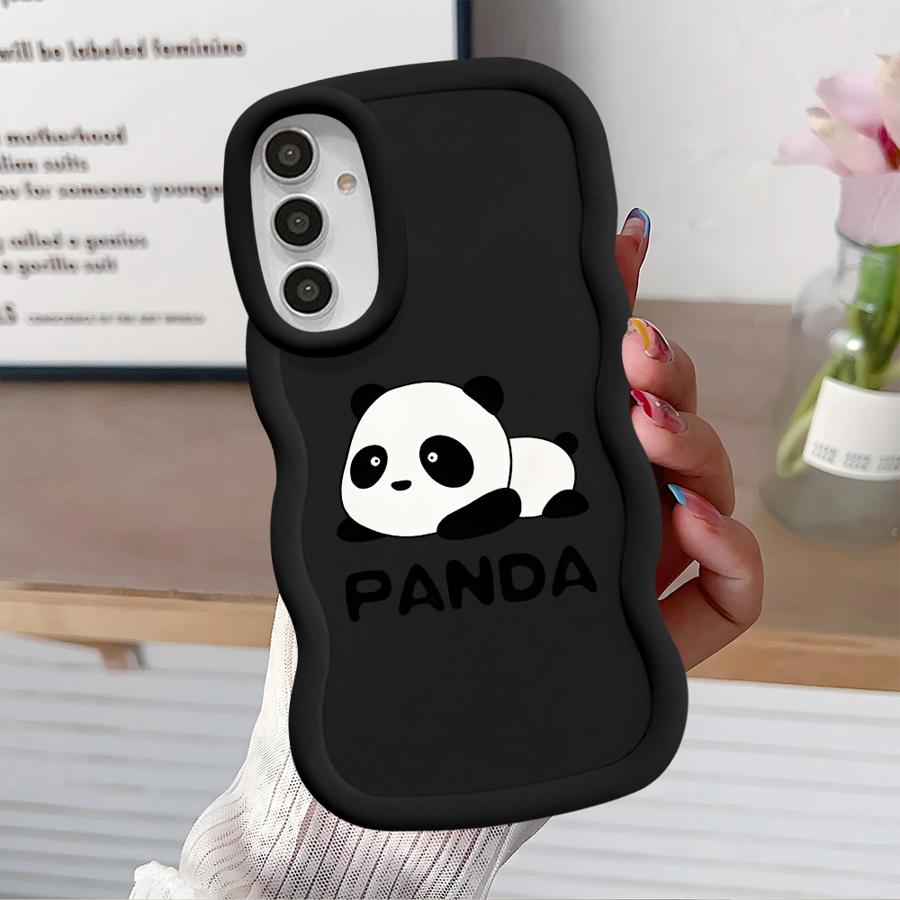 Soft Phone Cover Case for Samsung Galaxy A13 A52 A16 A14 A11 A15 A21s A12 A05 A33 A53 A06 A22 A23 A03 A04 Cartoon Panda