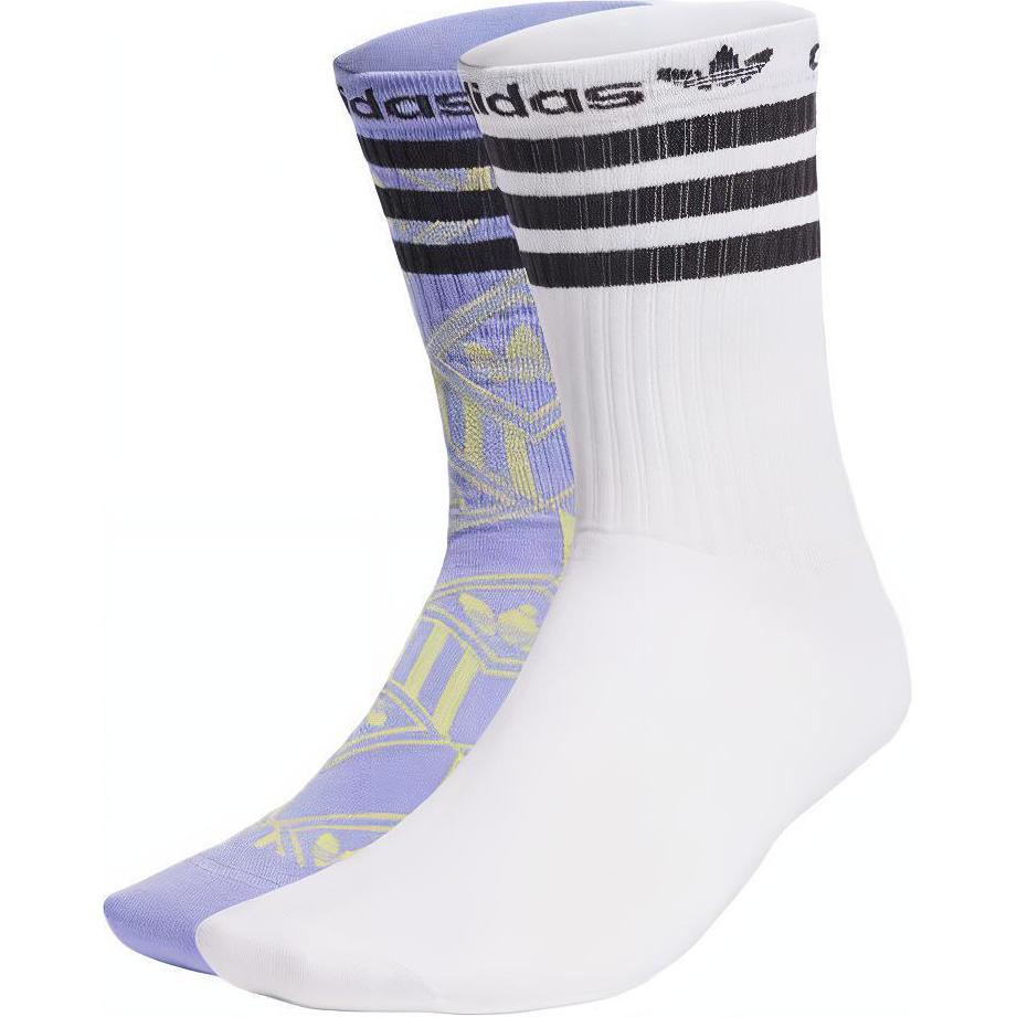 Adidas Originals Crew Socks Men s 2 Pack Multicolor H62036 XS