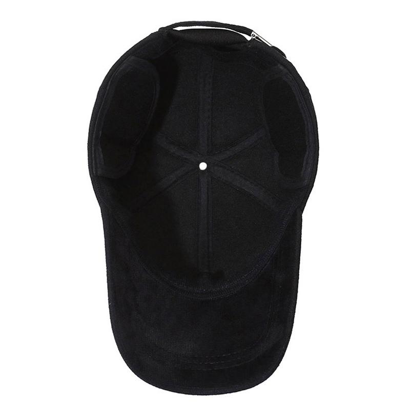 Autumn Winter Middle-Aged Baseball Cap Men's Cotton Cap Thick Ear Protection Cap Peak Cap