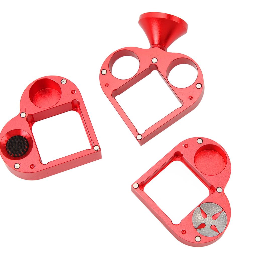 Cutie Portcreta Biliard Multifuncțională Aliaj Aluminiu Ușoară Portabilă Suport Cutie Creta Tac