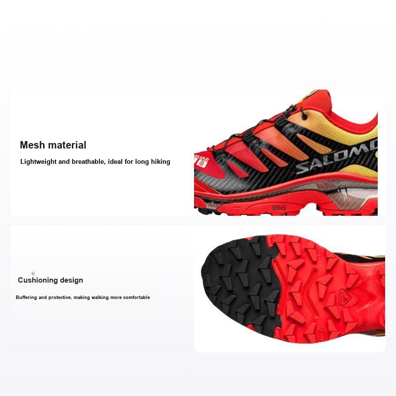 Кроссовки Salomon XT-4 OG Fiery Red Унисекс Черный Empire-Yellow L47024200 37⅓