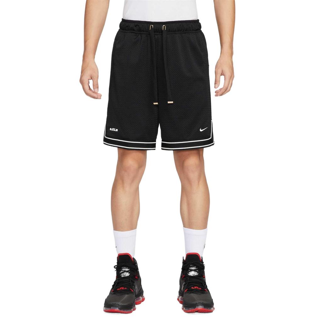 Nike Swoosh LeBron Jednokolorowe Wygodne Spodenki Koszykarskie Męskie Spodenki HV3395-010