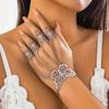 Bracelet Retro Gothic Butterfly Finger Bracelet Women's Hollow One Personalized Hand Jewelry