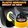 Automotive Interior Plastic Parts Refurbishment Wax - Tire Black Recovery Cream, Rubber Strip Care Crystallization Agent,