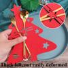 Christmas Cutlery Holder Sets Non Woven Fabric Silverware Storage Bag Knife Fork Spoon Organizer New Year Party Table Decoration