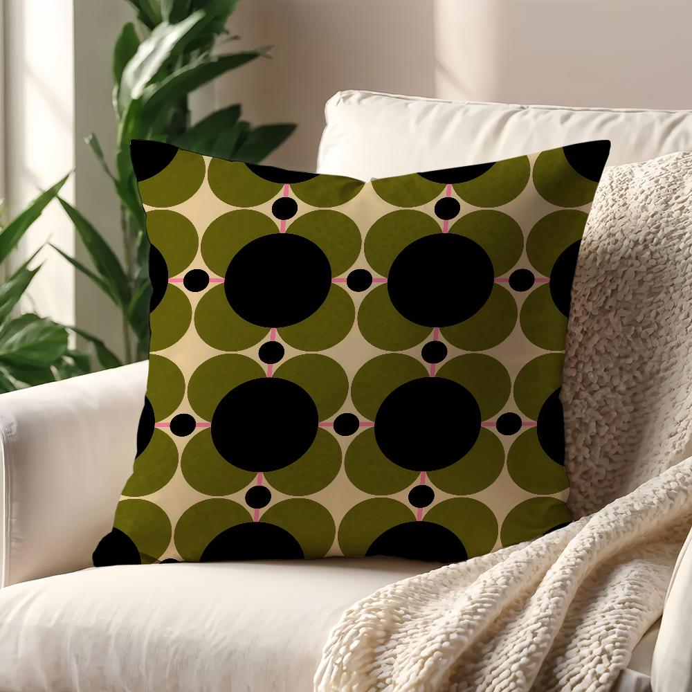 Ästhetische Kunst O-Orla Kiely Blumenstiel Kissenbezug Für Kissen Druck Sofa Dekoration Haus Auto Zimmer Büro Nordische Schlichtheit