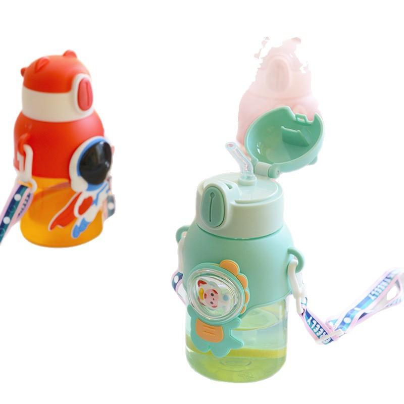 Children's Water Cup High Value Girls Straw Cup Boys and Girls Primary School Kindergarten Baby Kettle
