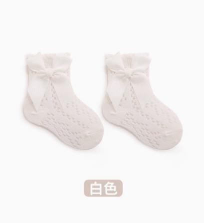 Baby Breathable Cotton Mesh Socks for Spring and Summer, (SXT-30) M