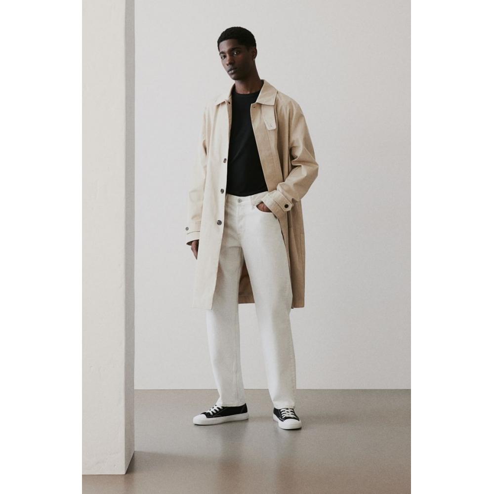 H M sliM FiT CoTTon T sHirT Black