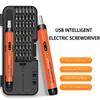 Rechargeable Electric Screwdriver Set With Multiple Bits Compact Design For Home Repair And DIYer Projects Quick Charge