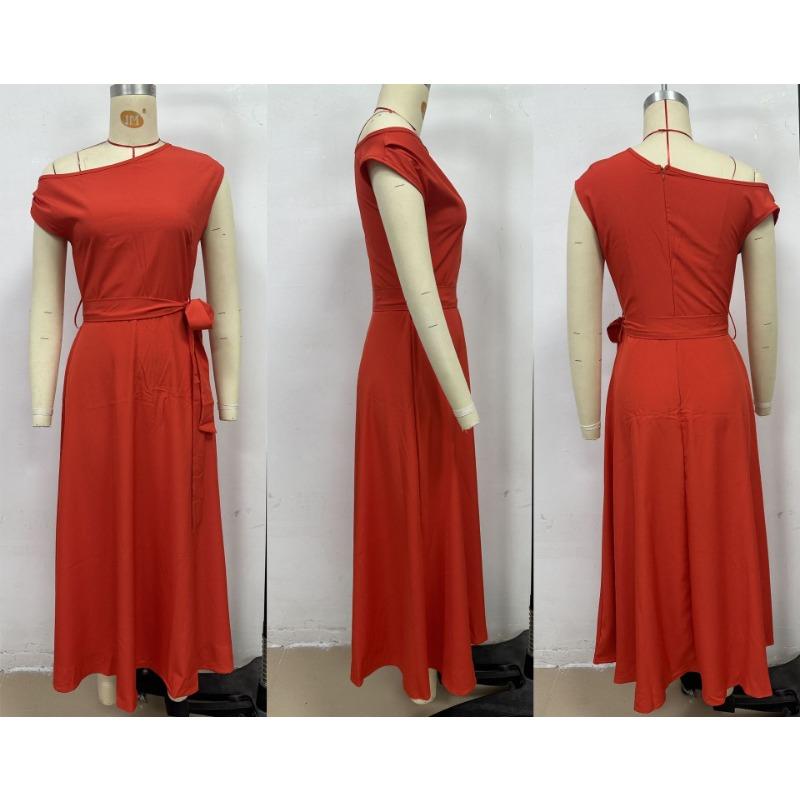 Women's Summer Fashion Temperament Sexy Lace-up Dress