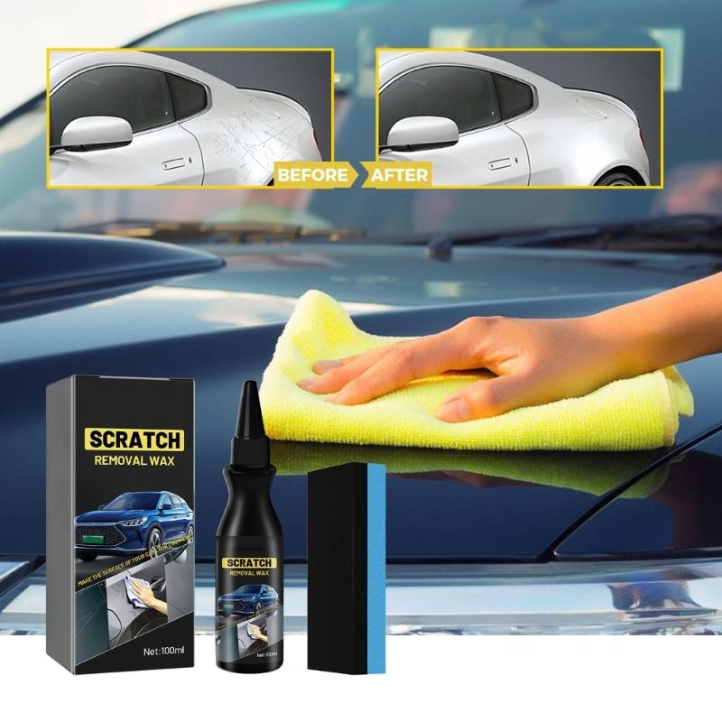 Efficient Fast Acting Car Scratch Remover Paste Deep Scratch Repair Cream Suitable For Quick Car Paint Care Restoration