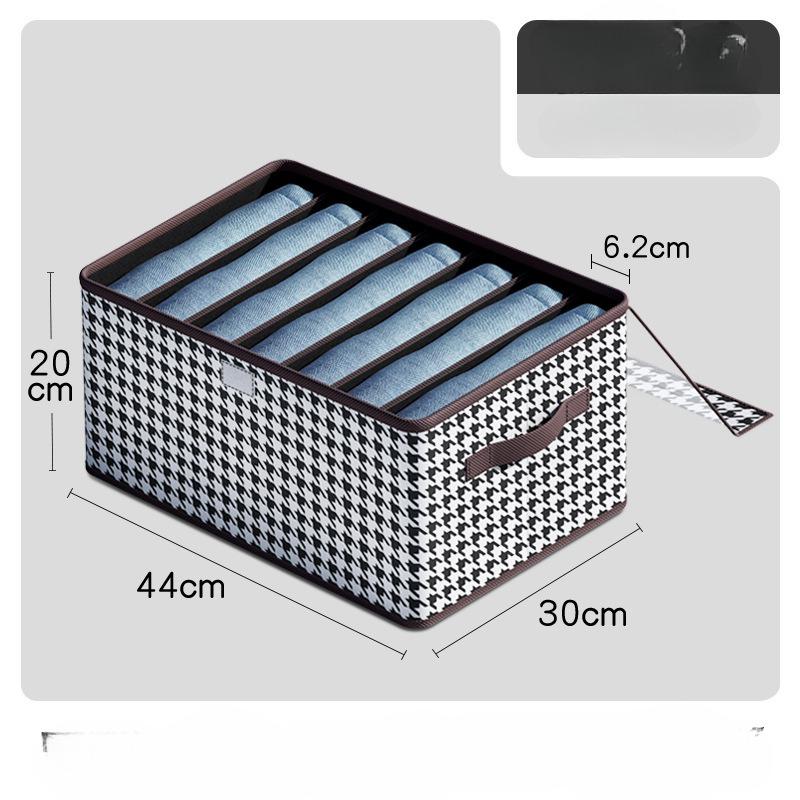 Clothing Storage Box Foldable Wardrobe Storage Box Pants Household Storage Basket Storage Wonder