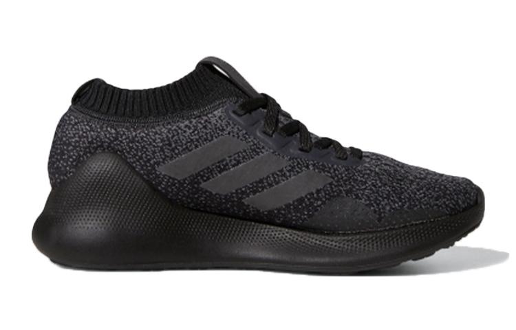 Adidas Purebounce+ Abrasion Resistant Breathable Low top Kids' Running Shoes Black Teenagers B76071