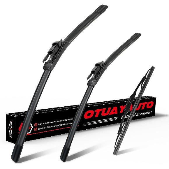 OTUAYAUTO 22"+22" Windshield Wiper Blades Replacement for Chevrolet Silverado 1500 2500 3500 1999-2006 2019-2024 Front Window Wiper Fit Factory
