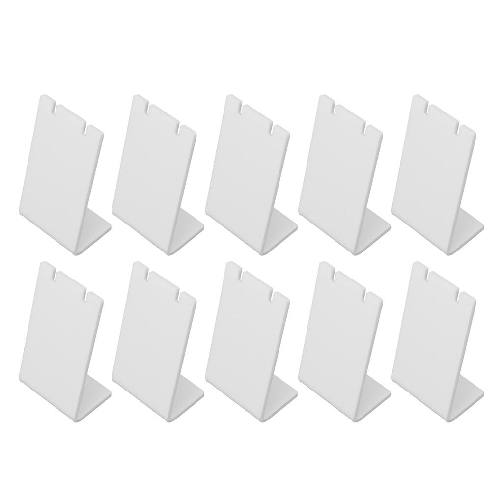 10pcs Acrylic Earring Holder   Ear Studs Jewelry Storage Display Rack Showcase Earrings Display Stand Earring Storage