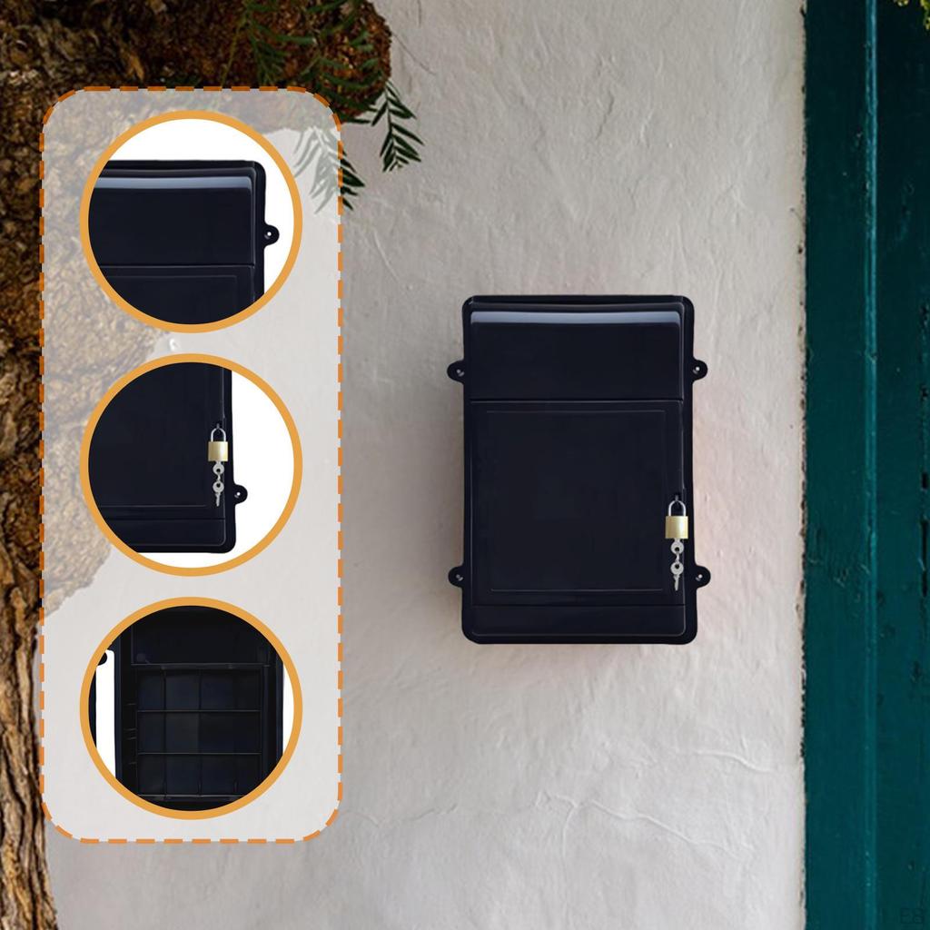 Lightweight And Portable Wall-mounted , Ideal for Newspapers, Envelopes Outdoor Use.