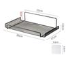Metal Wall-Mounted Router Shelf No Drill Wifi Storage Organizer Home Bathroom Kitchen Shelf