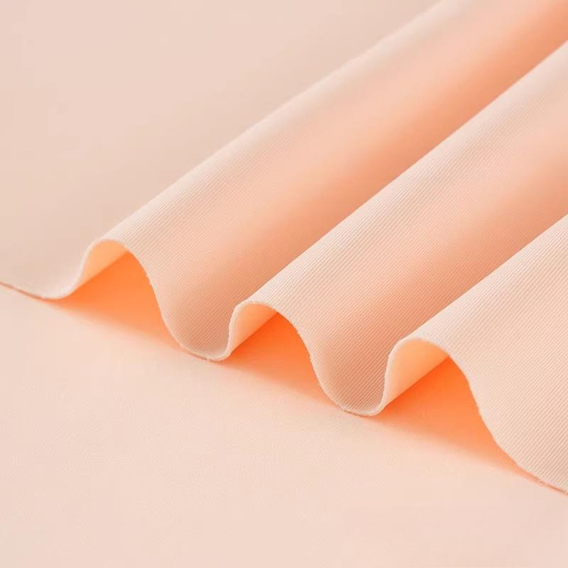 Air Layer Fabric Spring Summer Thin Knit Elastic Soft Breathable Clothing Fabric Cloth Sewing Polyester Spandex Rayon Material