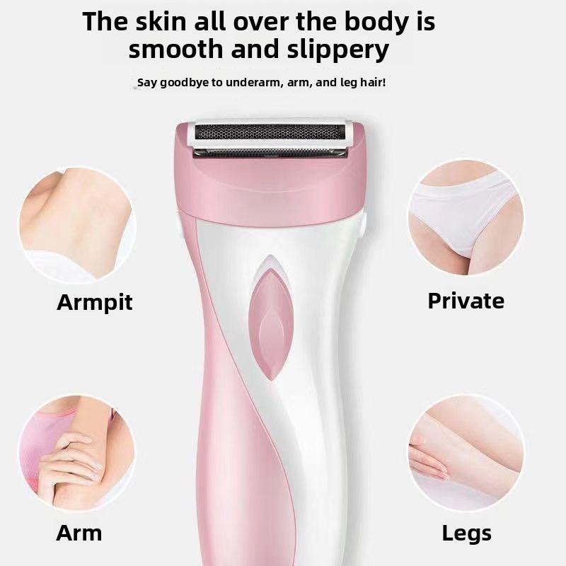 Female Electric Shaver For Private Parts With Washable Abs Body