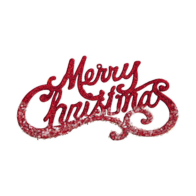 Hot-Selling Merry Christmas Letter Pendant Wreath - Creative DIY Tree Ornament