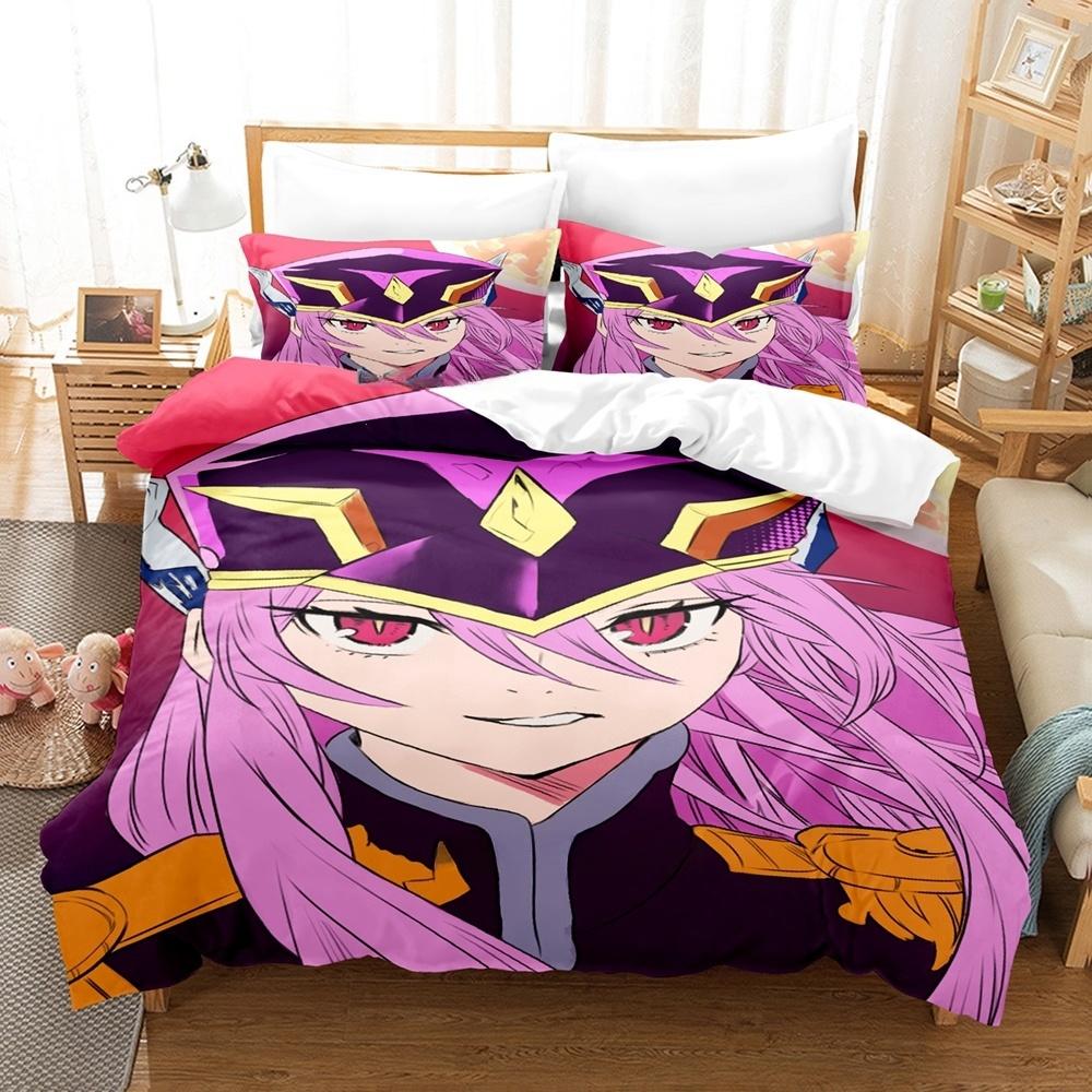 3D Anime Chained Soldier Bedding Set Single Twin Full Queen King Size Bed Set Adult Kid Bedroom Duvet Cover Sets Home Textiles