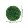 5Pcs Artificial Topiary Ball Fake Greenery Spheres 1.2cm Home Wedding Garden Indoor Outdoor Decor Faux Plant Round Hanging Grass