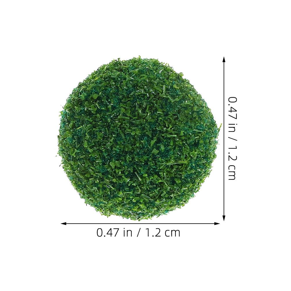 

5Pcs Artificial Topiary Ball Fake Greenery Spheres 1.2cm Home Wedding Garden Indoor Outdoor Decor Faux Plant Round Hanging Grass 1.4X1.4X1.4CM