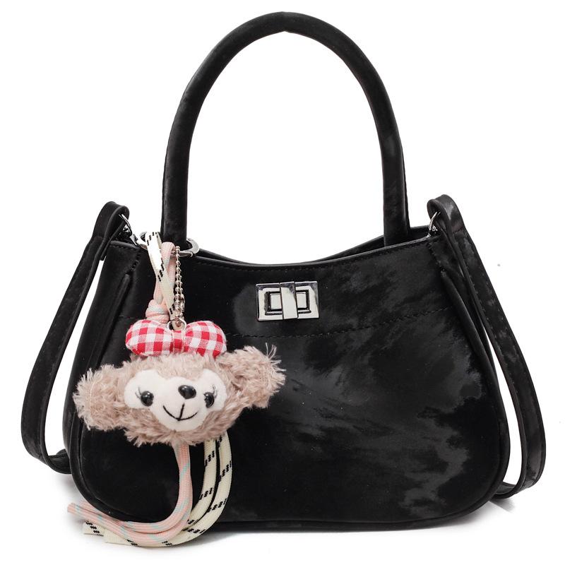 Handheld small bag women's new fashion trend bucket bag casual simple shoulder messenger women's bag
