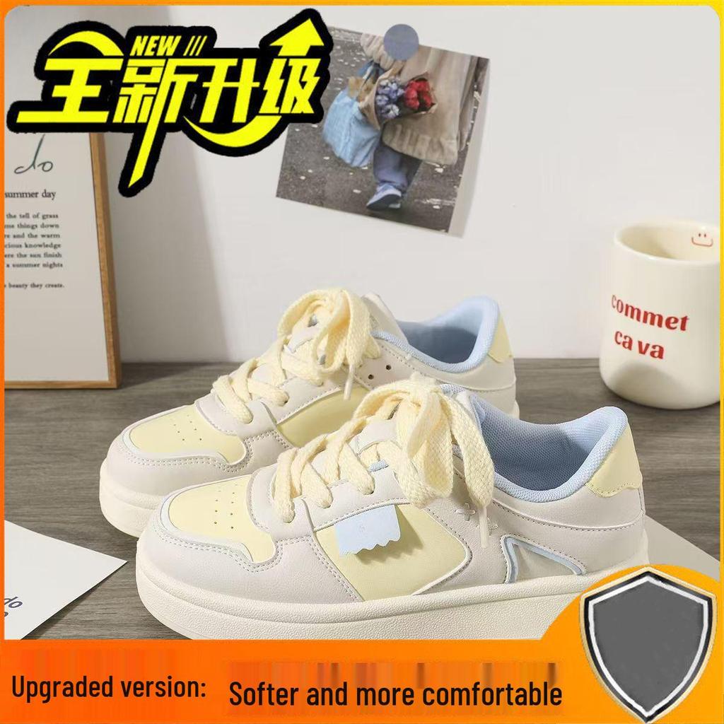 Lan Jue Damen Vielseitige Campus-Sneakers - 2025 Frühlingstrend, Bequeme Weiße Lässige Sportschuhe