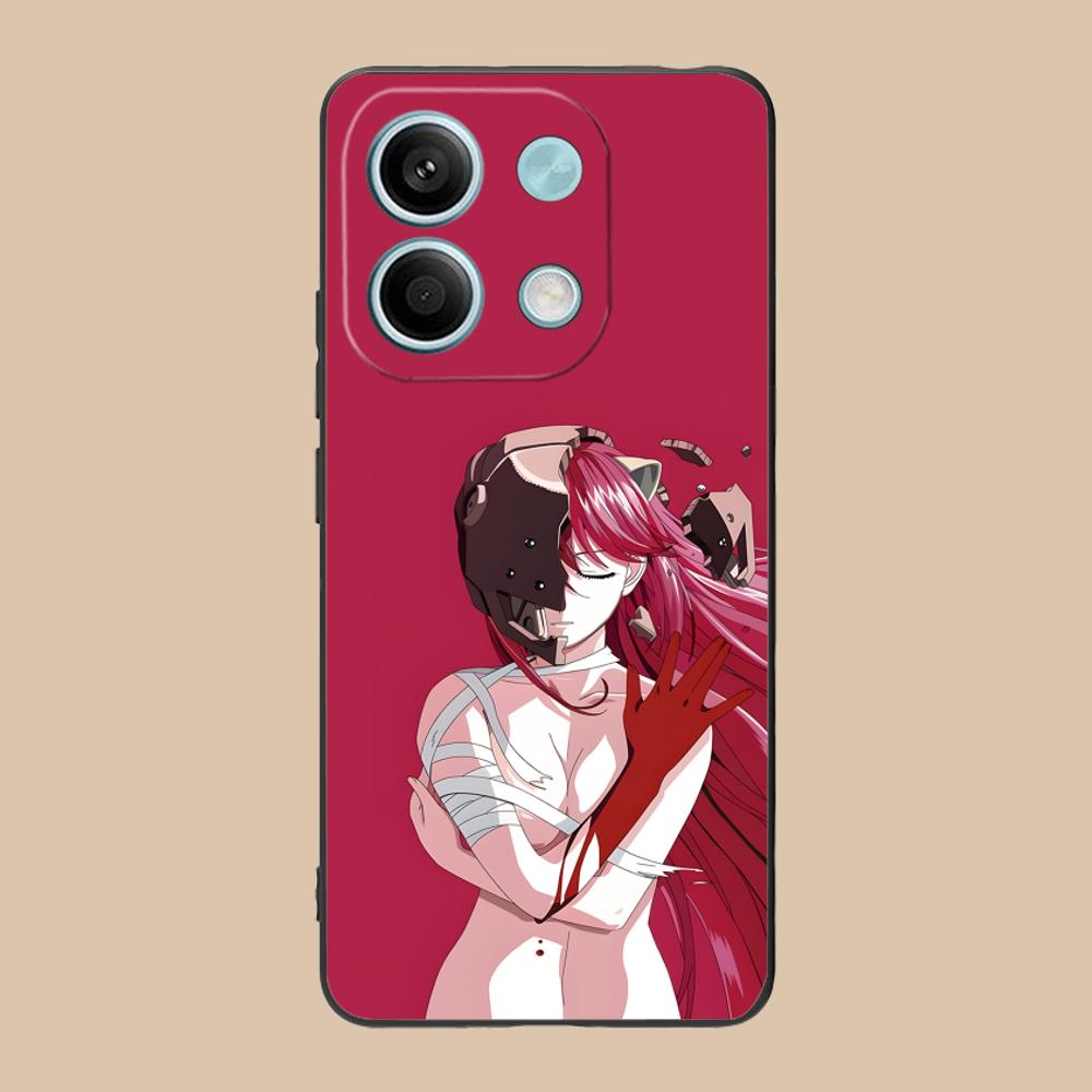 Elfen Lied Lucy Phone Case for POCO M6 M5 M4 M3 X7 X6 X5 X4 X3 F6 F5 F4 Pro GT 5G Colour Printing Cover Pretty Smartphone