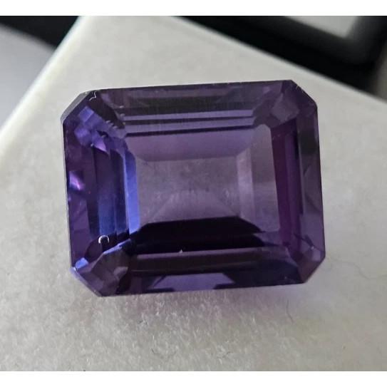 Natural Alexandrite Color Changing For Stud & Ring 10+ Ct Emerald Cut Gemstone