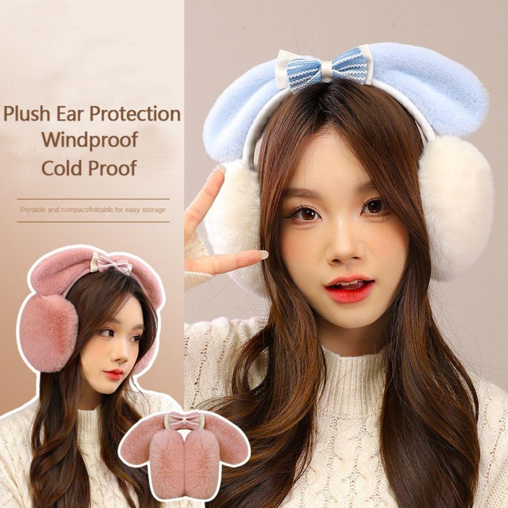 Windproof Earmuffs Autumn Winter Ear Warmer Fashion Plush Ear Cover