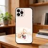 C-Cute Corgi Phone Case For iPhone17 16 15 14 13 12 11 Pro Max Plus,5G Soft Black Case